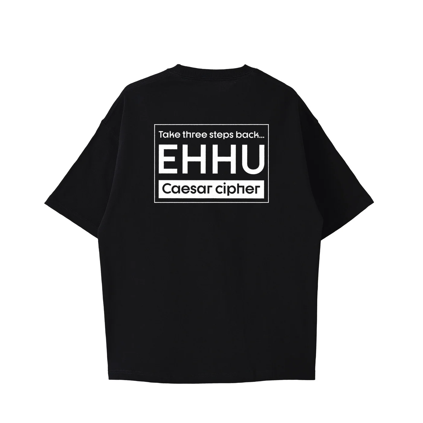 Crypto Beer Caesar Cipher T-shirt 1 ブラック バック