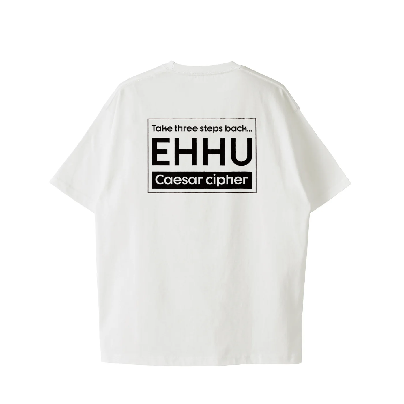 Crypto Beer Caesar Cipher T-shirt 1 ホワイト バック